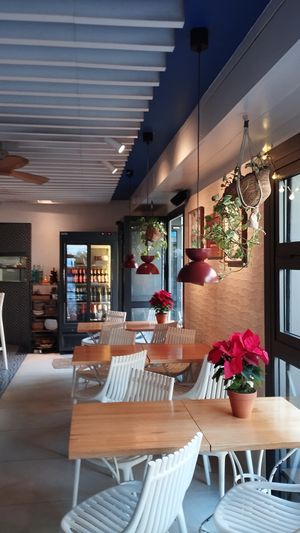 Interior at Blu Bar in Barcelona