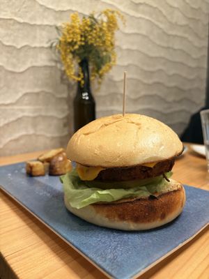 Blu Burger  at Blu Bar in Barcelona