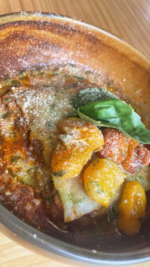 Lasagna - outstanding   at Blu Bar in Barcelona