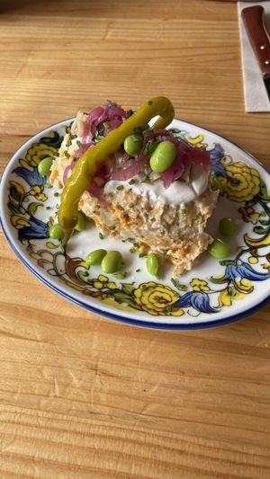 Ensaladilla  at Blu Bar in Barcelona
