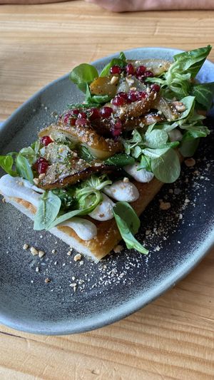 Focaccia Mediterránea   at Blu Bar in Barcelona