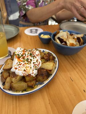 Patatas bravas   at Blu Bar in Barcelona
