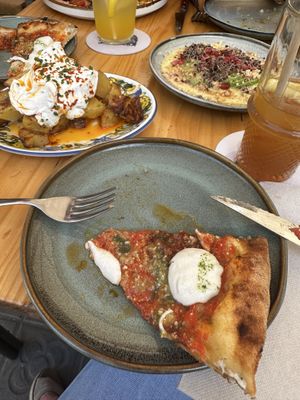 Pizza   at Blu Bar in Barcelona