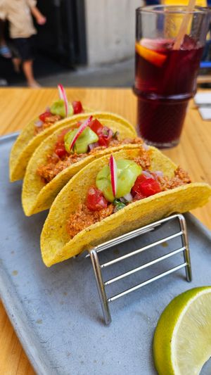 Tacos at Blu Bar in Barcelona
