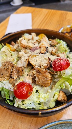 Caesar Salad at Blu Bar in Barcelona