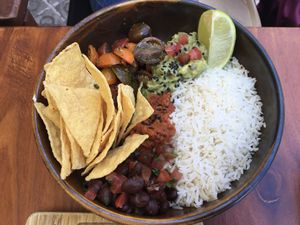 Mexican Bowl at Blu Bar in Barcelona