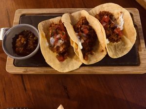 Tacos at Blu Bar in Barcelona
