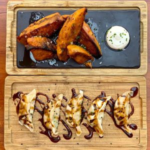 Moniatos i goyzes at Blu Bar in Barcelona