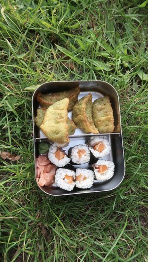 Essen kann auch in eigenen Behältern mitgenommen werden. Super Service!   at Chay Vegan Kitchen in Nuremberg