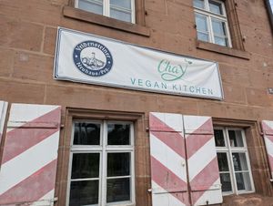 Outside at Chay Vegan Kitchen in Nuremberg