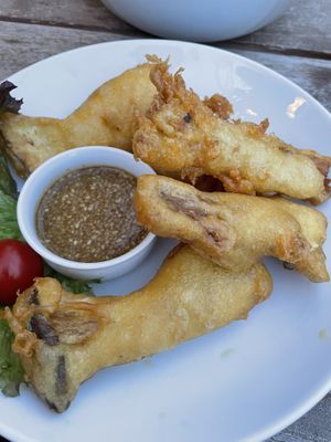 Pilz Tempura  at Chay Vegan Kitchen in Nuremberg
