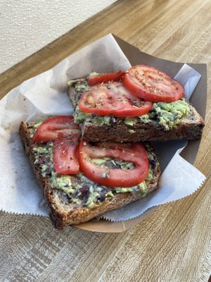 Avocado Toast 😋  at Sugar Apple Organic Cafe in Key West
