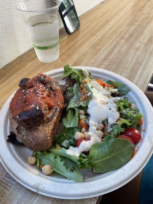 “Meatball” Special  at Sugar Apple Organic Cafe in Key West