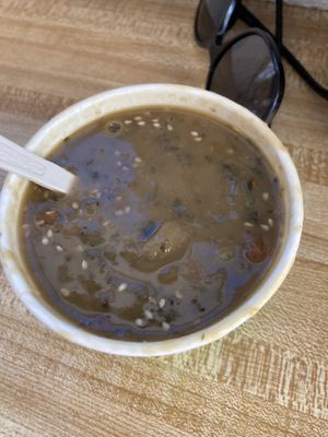 Garden Bisque Soup  at Sugar Apple Organic Cafe in Key West