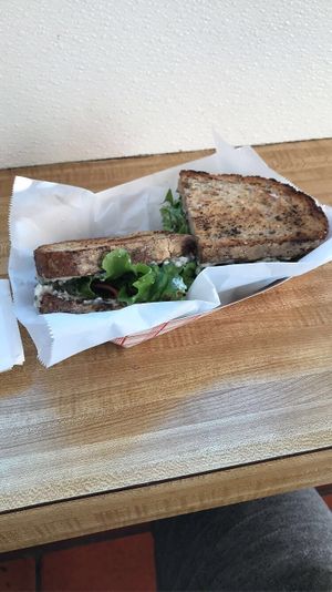 Vegetarian Italian Sub. at Sugar Apple Organic Cafe in Key West