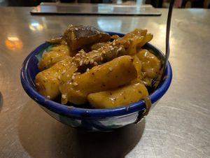 Korean rice cakes! at La Goma in Granada