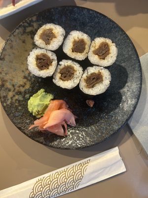 Kampyo sushi  at Café Japonais in Bordeaux