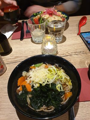 Soba noodles! at Café Japonais in Bordeaux