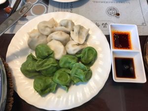 their dumplings were my favorite  at SUHU - Huayuan Building in Beijing