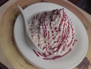 Blueberry yam at SUHU - Huayuan Building in Beijing