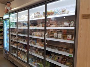 Refrigerated section at Kornblume in Langenthal