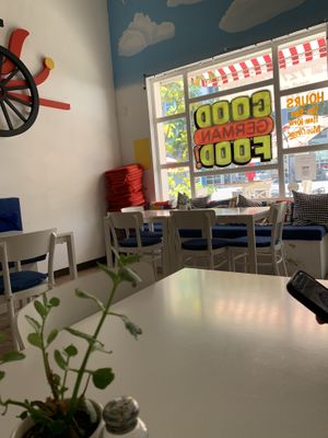 Nice inside  at The German Knodle in St Petersburg