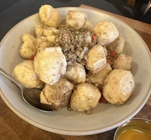 Tofu with lemongrasss  at Padmanadi in Edmonton