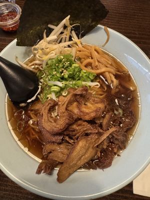 Shoyu Ramen w Mock Duck  at Buta Japanese Ramen in San Diego