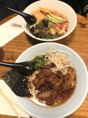 Vegan ramen  at Buta Japanese Ramen in San Diego