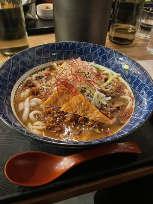 Daishi curry udon noddles  at MamaWolf in Stockholm
