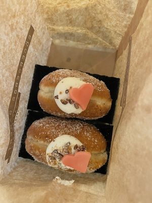 Vegan semla-donut  at Söderbergs Bageri in Hagersten