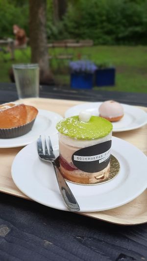 All three are vegan. at Söderbergs Bageri in Hagersten