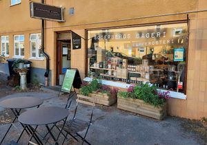 Entrance. at Söderbergs Bageri in Hagersten