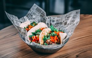 Taco with Pulled Veggies at Zocalo - Regeringsgatan in Stockholm