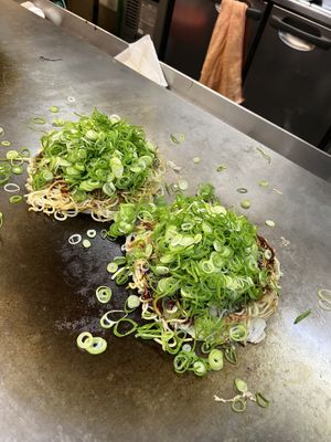 Okonomiyaki  at Roku in Hiroshima