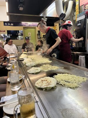 Chef in action   at Roku in Hiroshima