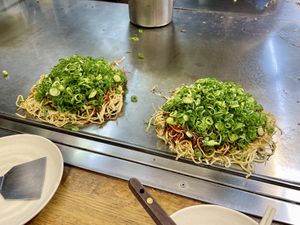 Vegan Okonomiyaki 💚  at Roku in Hiroshima