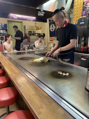 Seating area  at Roku in Hiroshima