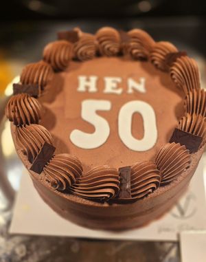 Chocolate cake at Viola's Patisserie in Eindhoven