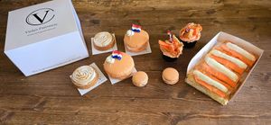 Kingsday sweets vegan at Viola's Patisserie in Eindhoven