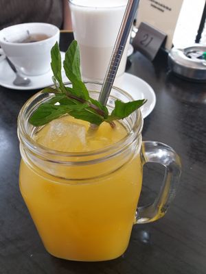 Mango Maracuja Limo at Café Margareta in Erlangen
