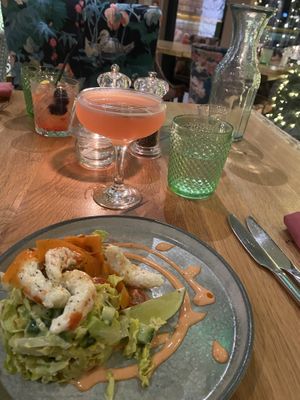 Prawn cocktail  at Beck Hall in Malham