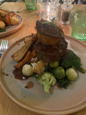 Seitan roast  at Beck Hall in Malham