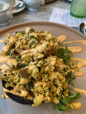 This was an incredible breakfast dish   at Beck Hall in Malham