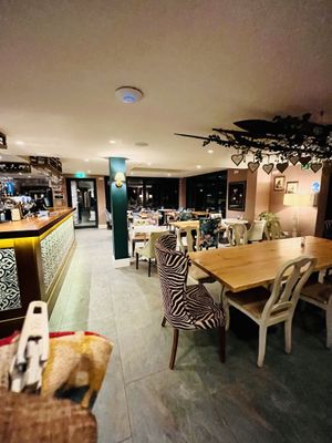 Dining area  at Beck Hall in Malham