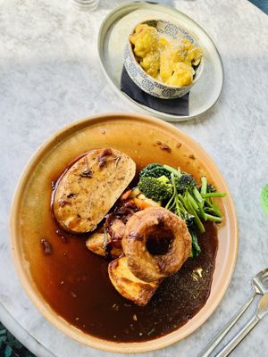 Chick’n seitan roast   at Beck Hall in Malham