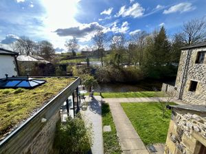 View from room   at Beck Hall in Malham