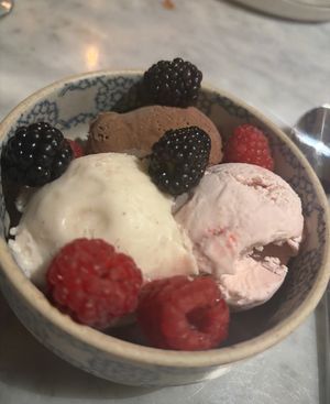Ice cream   at Beck Hall in Malham