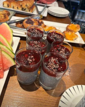Chia pots   at Beck Hall in Malham