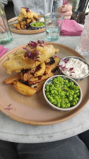 Asian Inspired Banana Blossom & Chips at Beck Hall in Malham